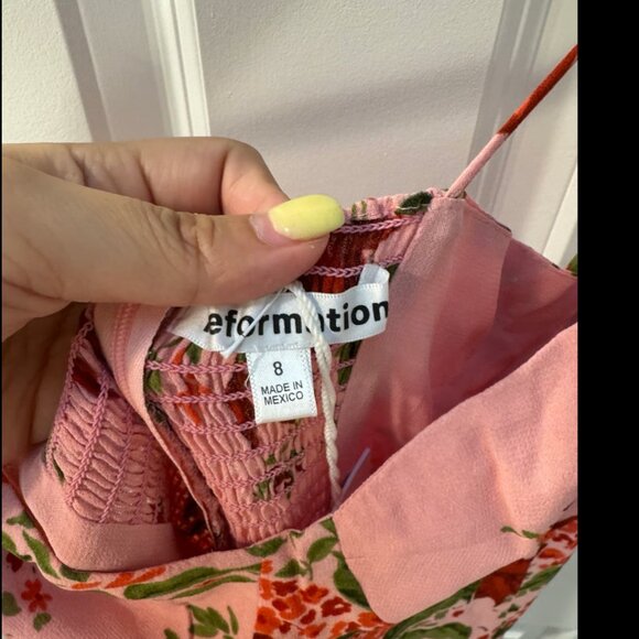 Reformation Dress Juliette Dress Valeria Size 8 - Picture 3 of 8